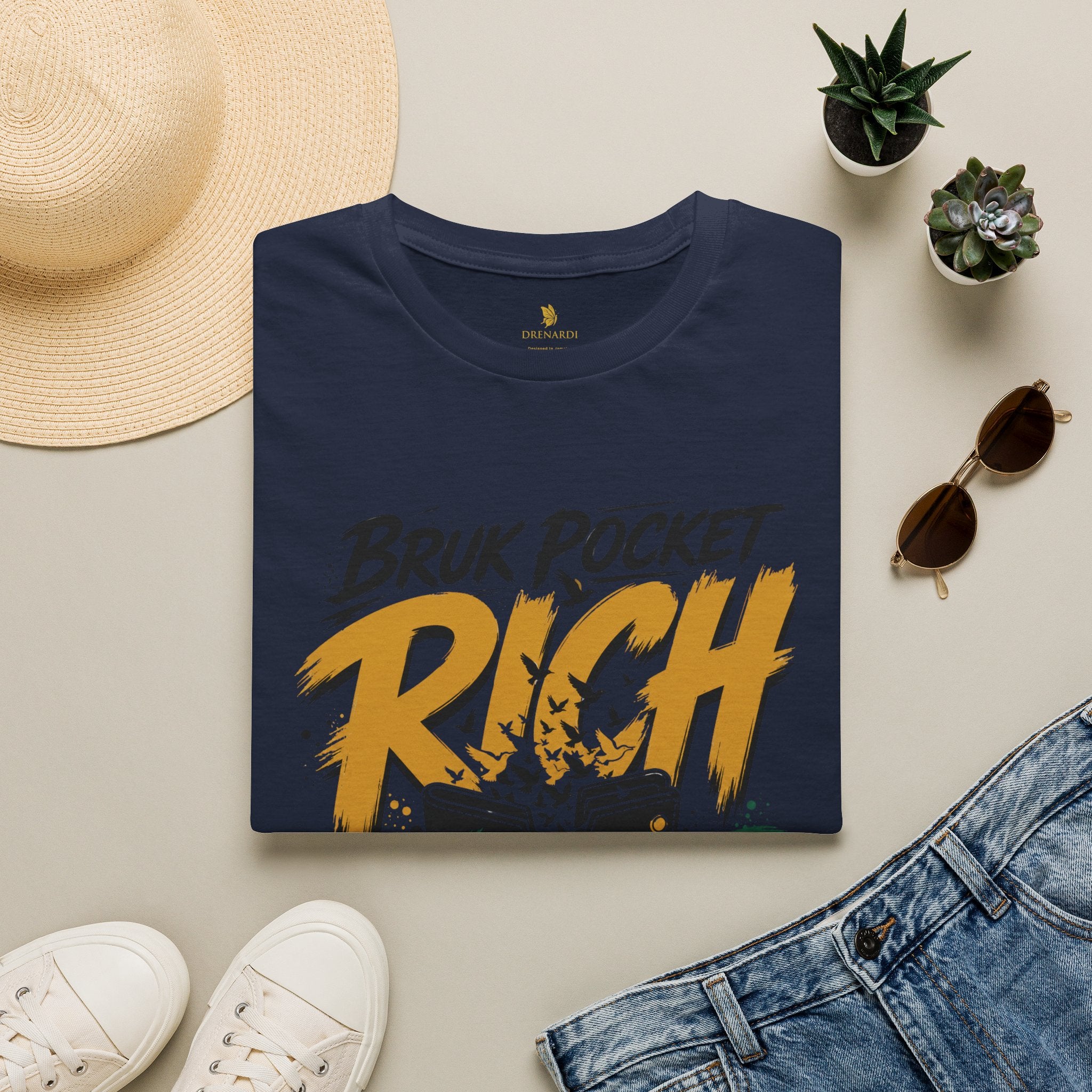 Bruk Pocket Rich Vibes T-Shirt