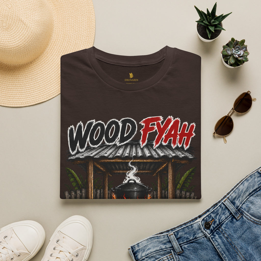 Wood Fyah Bikkle Tayse Di Bess T-Shirt