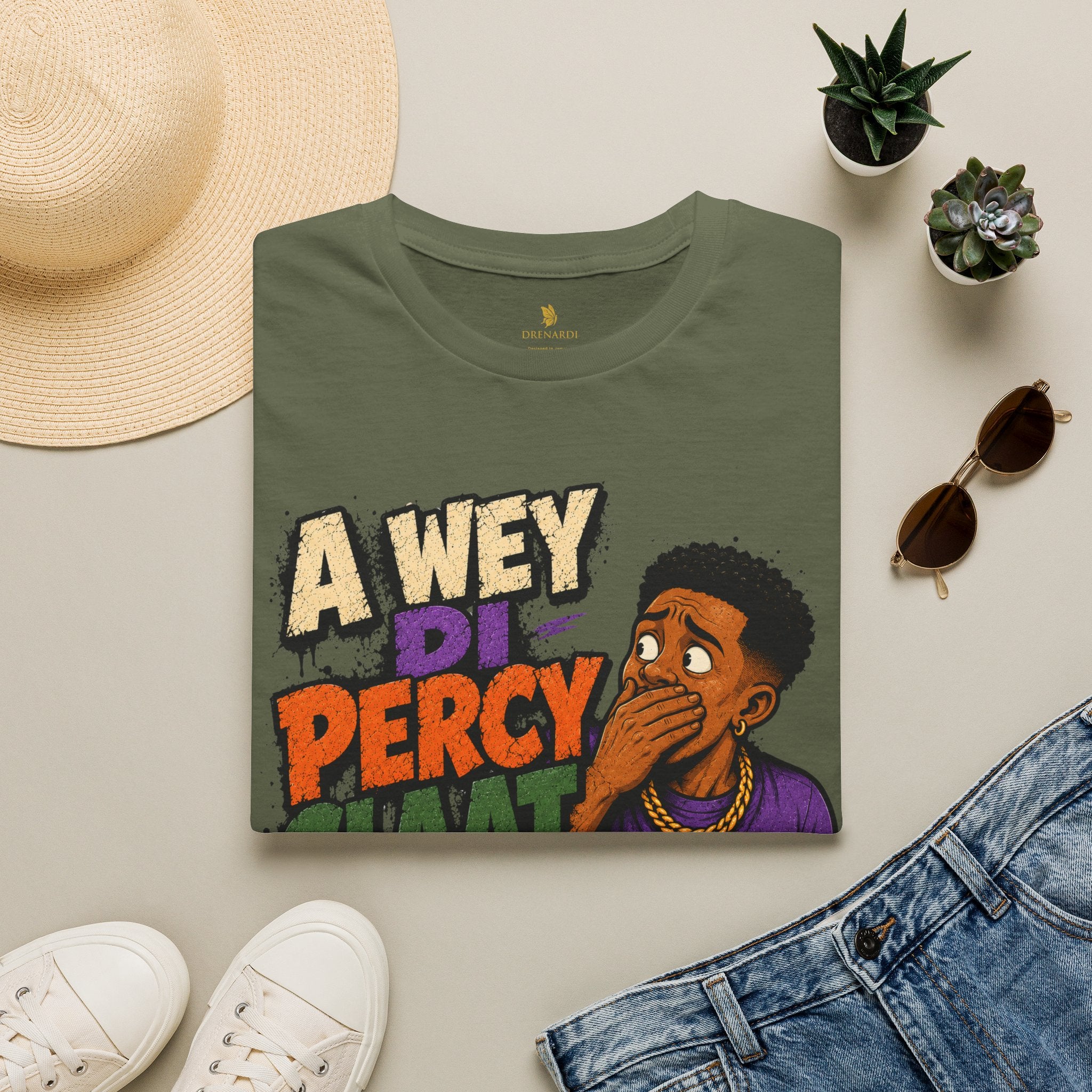 A Wey Di Percy Claat Yuh A Sey T-Shirt