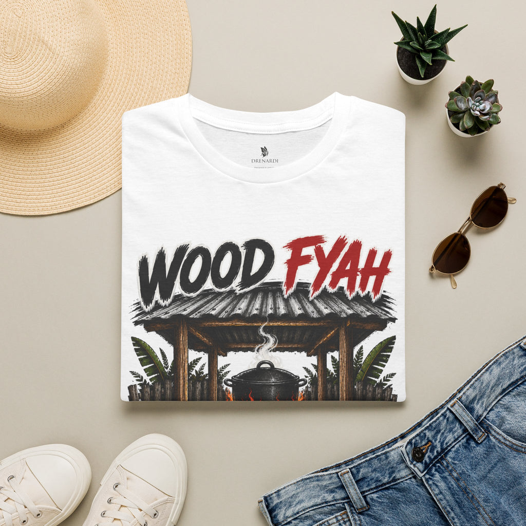 Wood Fyah Bikkle Tayse Di Bess T-Shirt