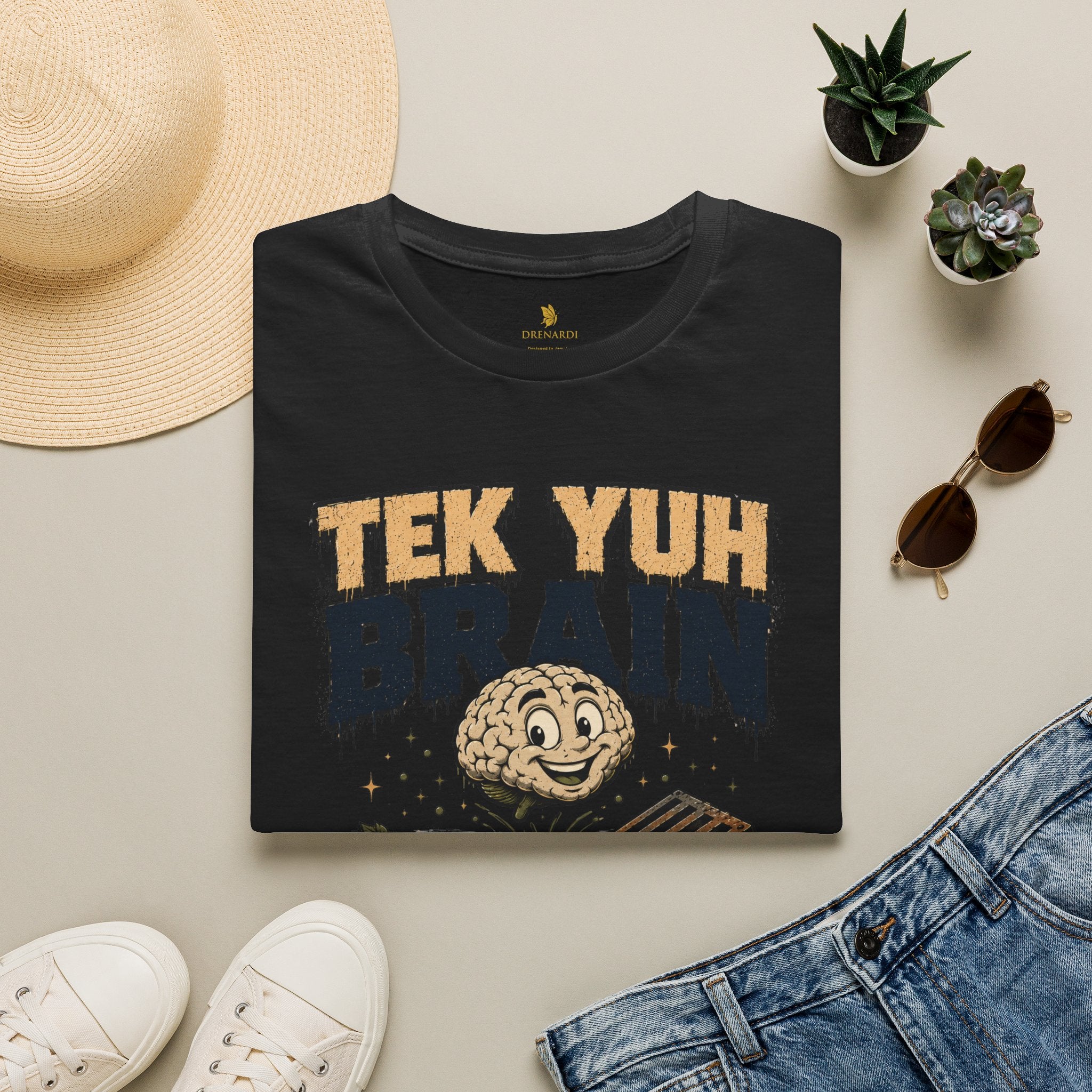 Tek Yuh Brain Outa Di Gutter T-Shirt