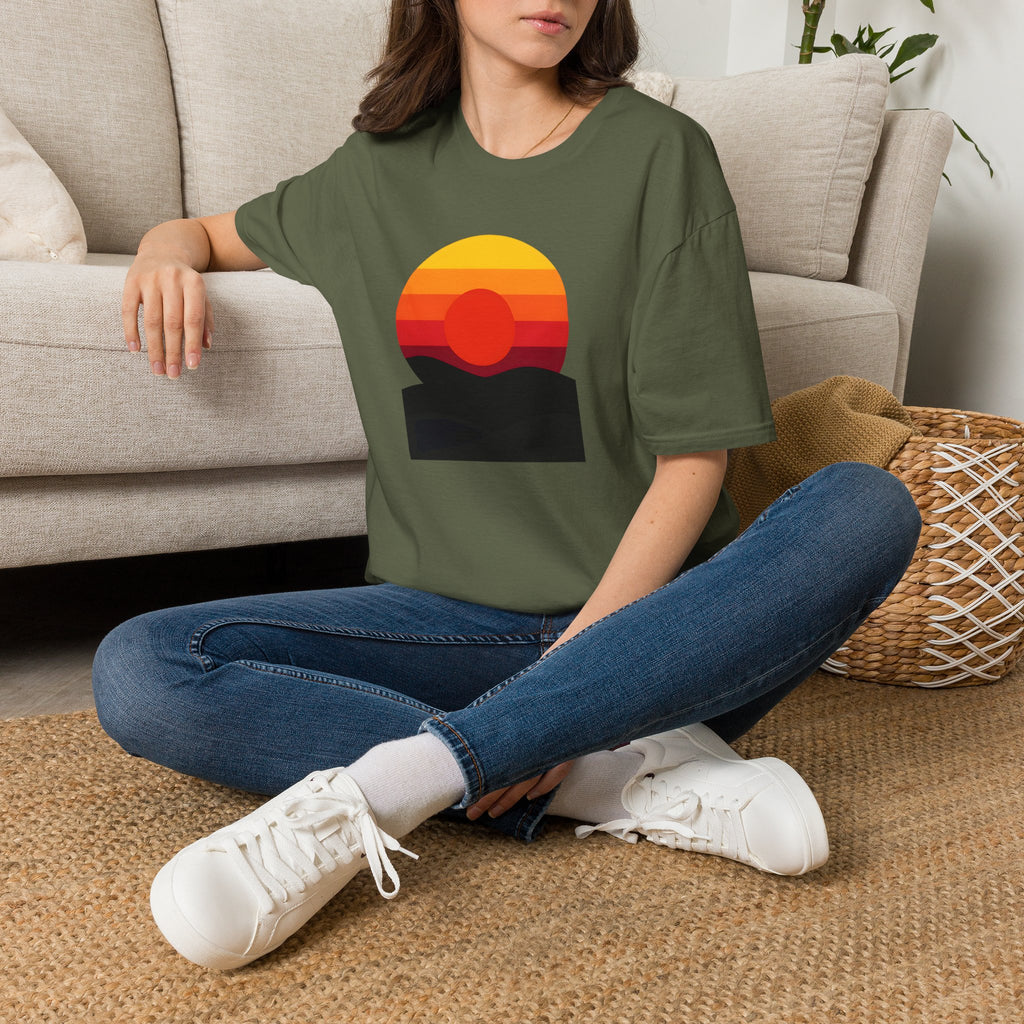 Vibrant Sunset Gradient T-Shirt