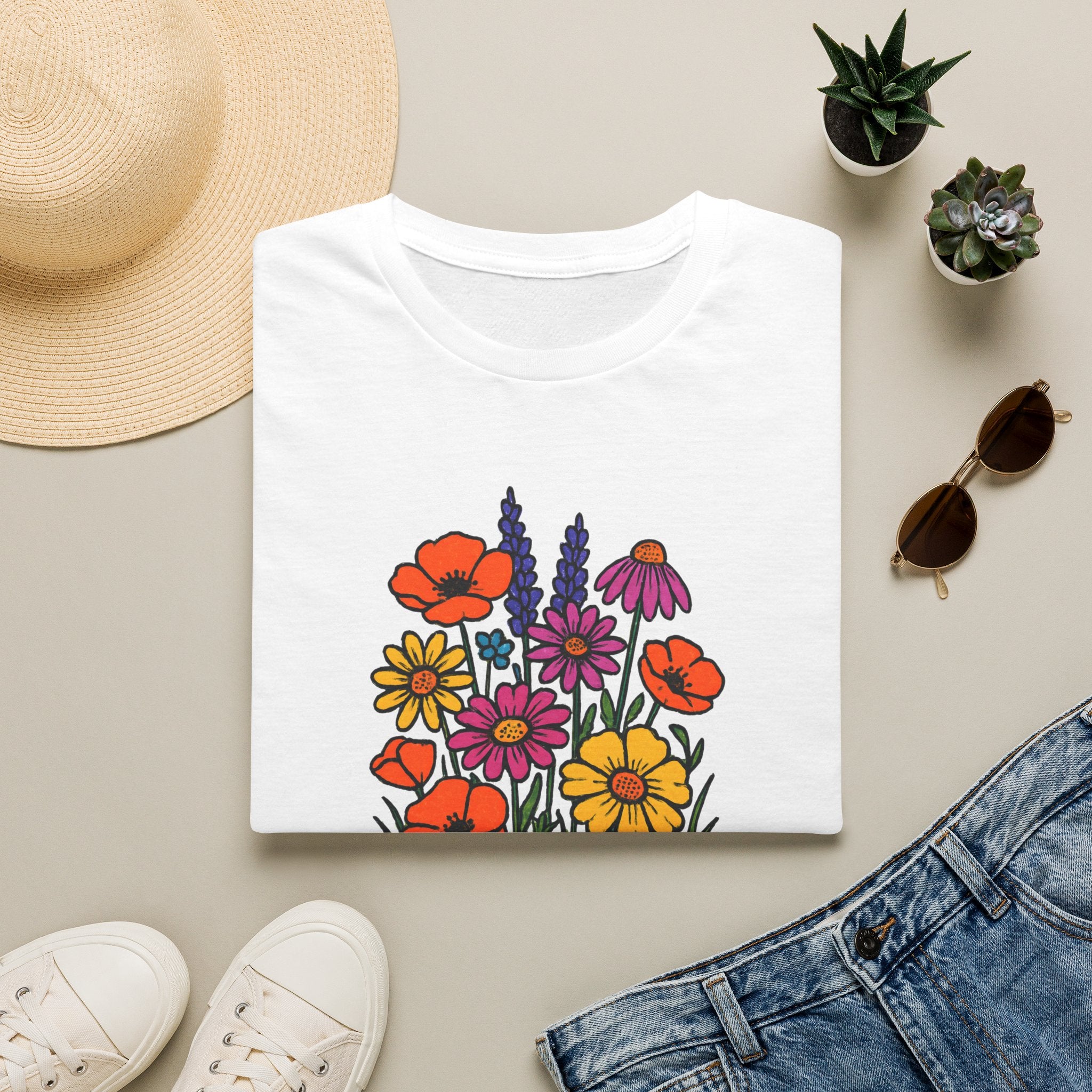 Colorful Flower Bouquet T-Shirt