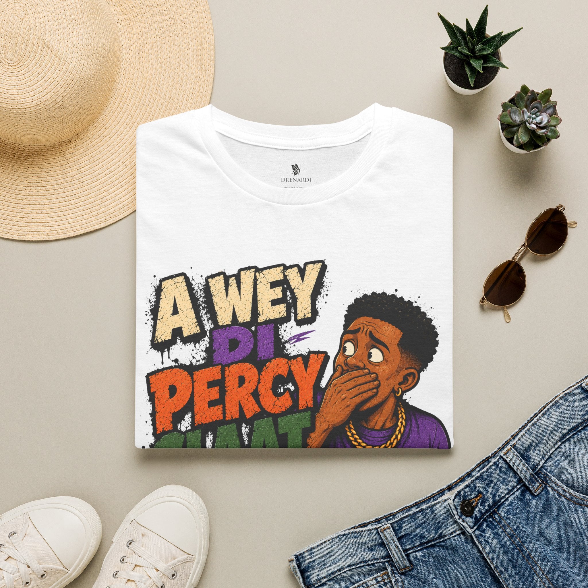 A Wey Di Percy Claat Yuh A Sey T-Shirt