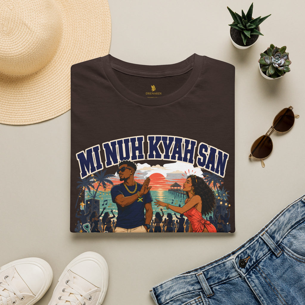 Mi Nuh Kyah San Gah Beach T-Shirt