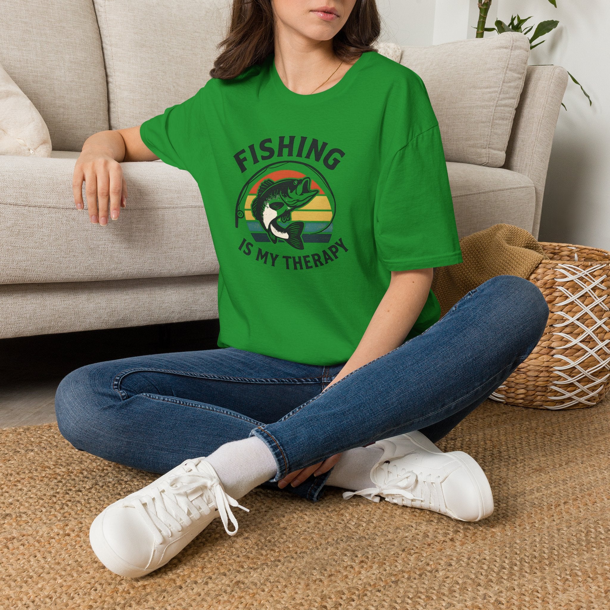 Fishing is my therapy T-Shirt