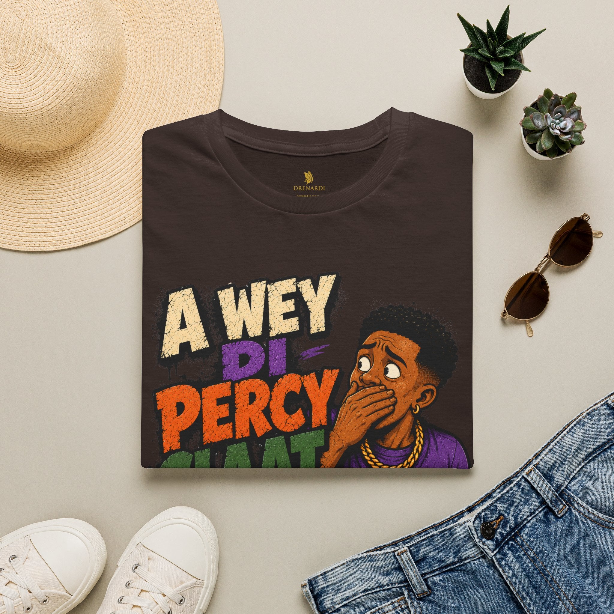 A Wey Di Percy Claat Yuh A Sey T-Shirt