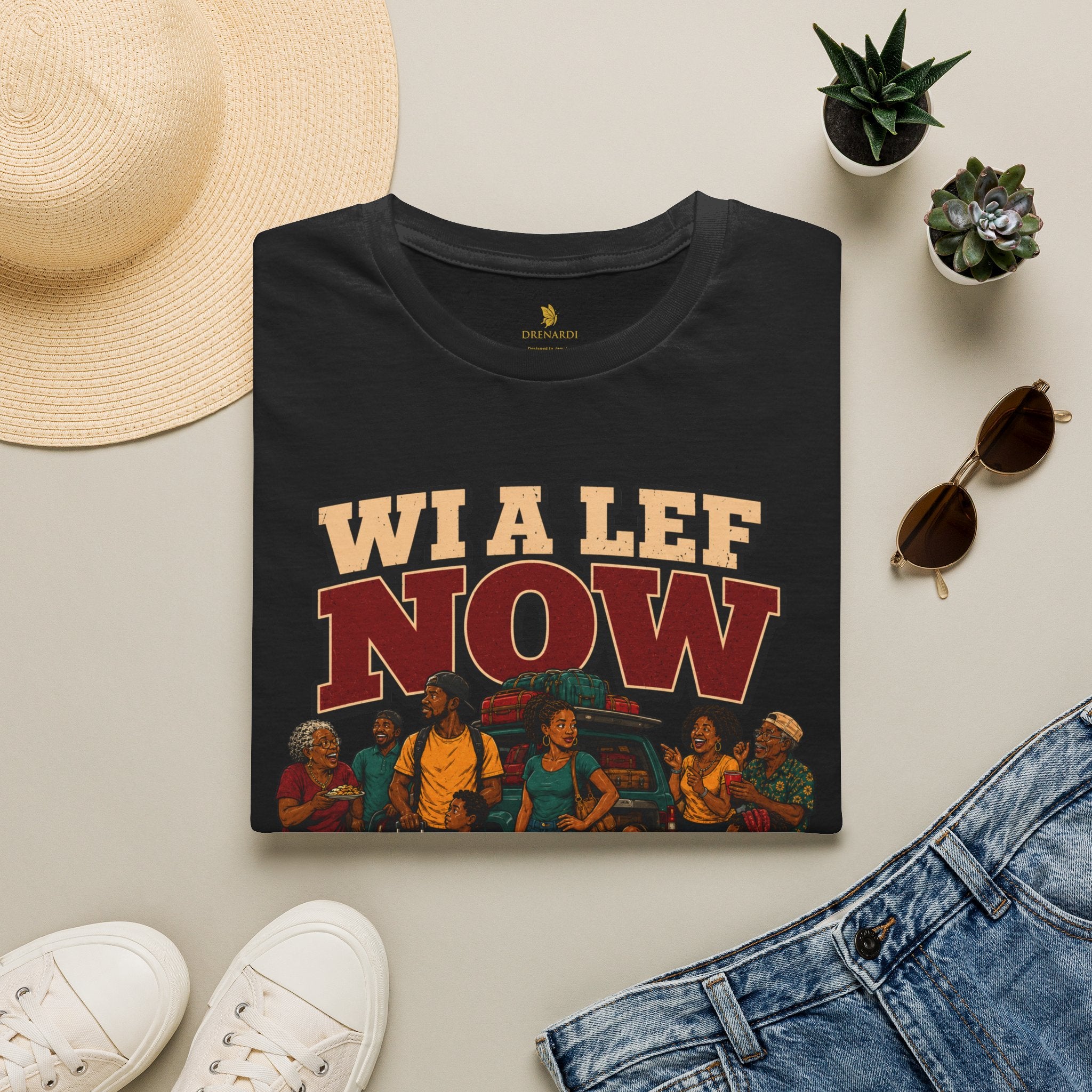 Wi A Lef Now Stil Nuh Move All Now T-Shirt