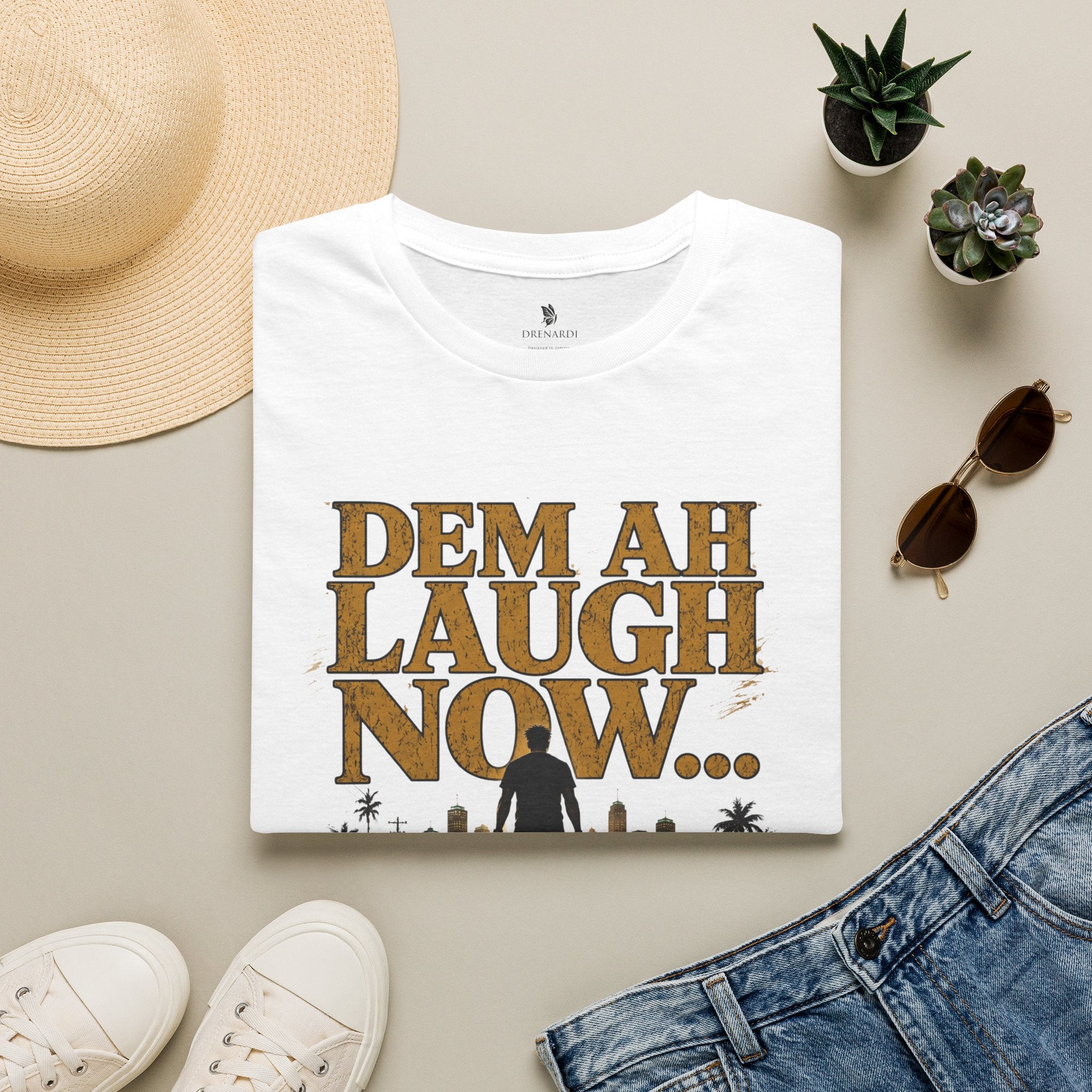Dem Ah Laugh Now Mi Ah Build Quietly T-Shirt