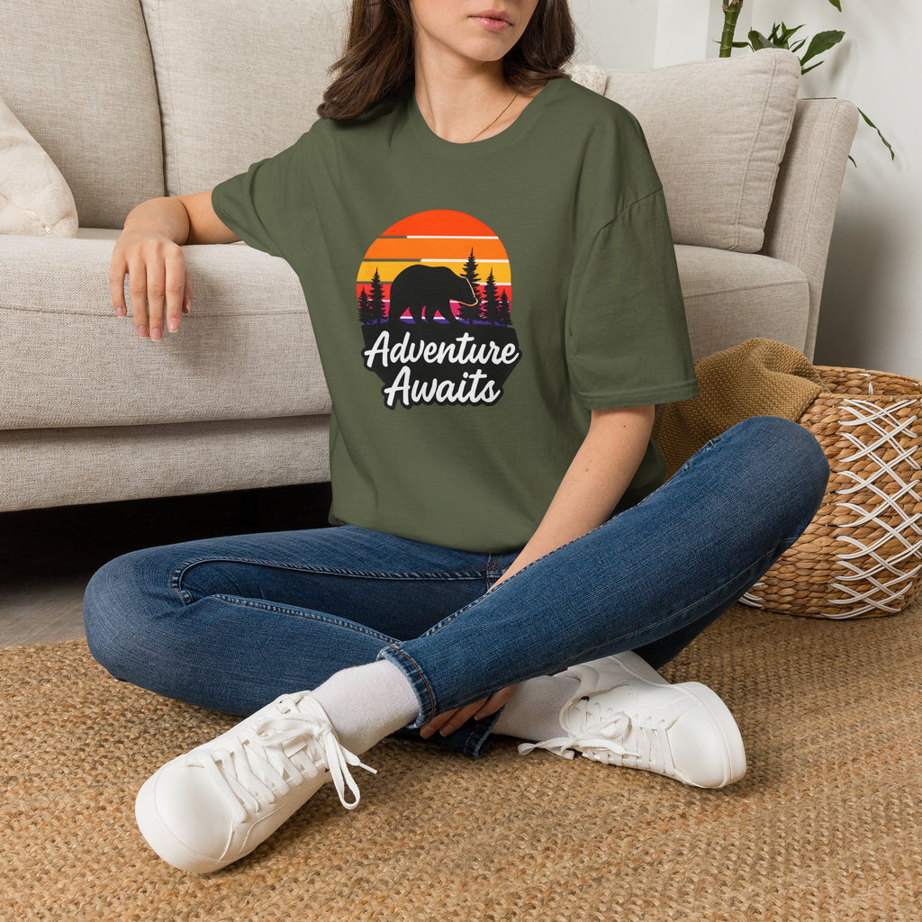 Bear in Sunset Forest T-Shirt